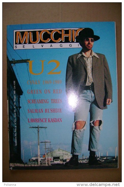 PCN/10 MUCCHIO SELVAGGIO N.136 - 1989/U2/Green On Red/CSNY/Neil Young/Salman Rushdie - Musique