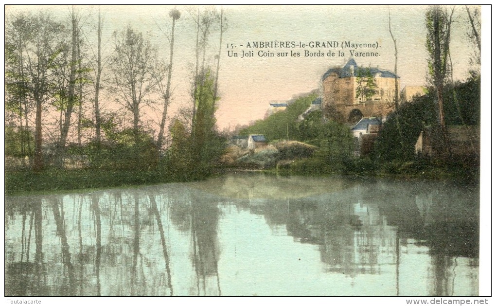 CPA 53 AMBRIERES UN JOLI COIN SUR LES BORDS DE LA VARENNE - Ambrieres Les Vallees