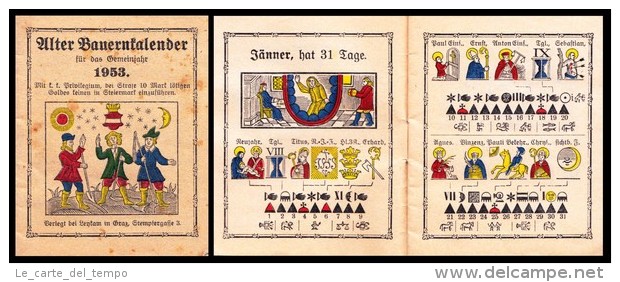 Alter Bauernkalender Für Das Gemeinjahr 1953 - Formato Grande : 1941-60