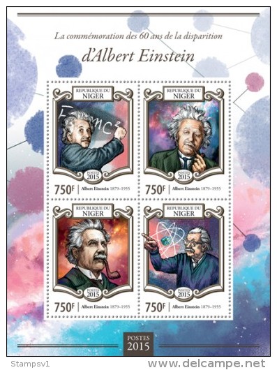 Niger. 2015 Albert Einstein. (103a) - Albert Einstein