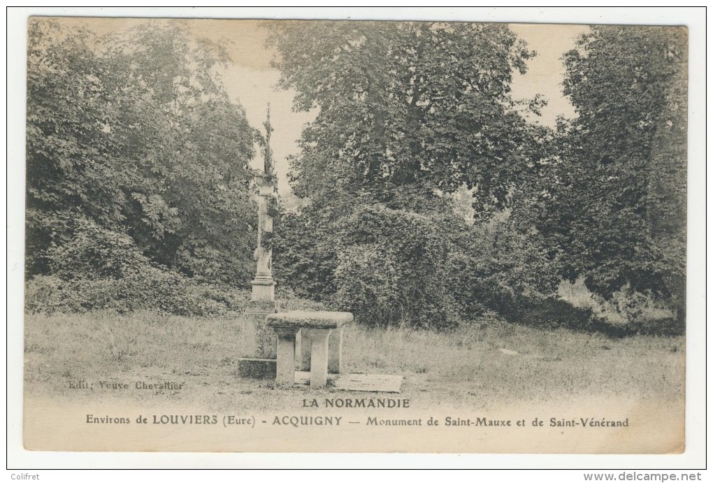 27 - Acquigny         Monument De Saint-Mauxe Et De Saint-Vénérand - Acquigny