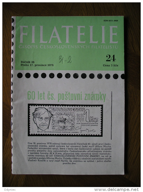 CZECHOSLOVAKIA Filatelie 1978 1-24 - Slawische Sprachen