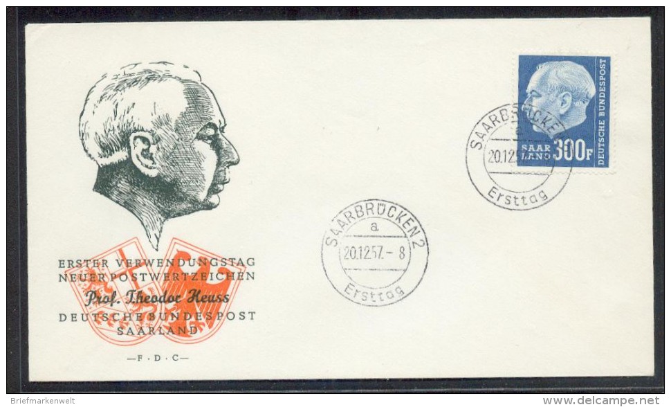 Saar 428 HÖCHSTWET FDC 400EUR (G7896 - Other & Unclassified