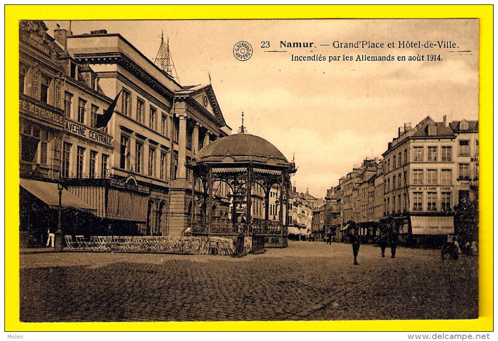 CAFE METROPOLE – TAVERNE CENTRAL - KIOSQUE - GRAND PLACE – HOTEL DE VILLE  =  NAMUR  –  TOP QUALITY – Animation A490 - Namur