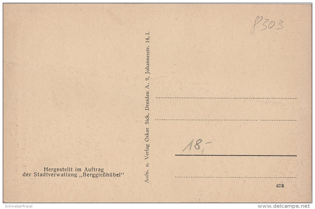 AK Berggiesshübel Einst Und Jetzt Unwetter Katastrophe 1927 Mit Marien Apotheke Bei Gottleuba Pirna Liebstadt Königstein - Bad Gottleuba-Berggiesshuebel