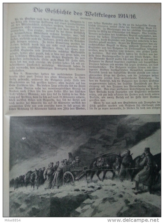 224  -  ILLUSTRIERTE GESCHICHTE DES WELTKRIEGES 1914-16 Histoire Illustrée De La Guerre Mondiale 14-16 - 4. BAND - 5. Guerres Mondiales