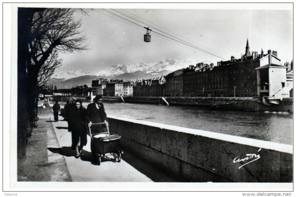 2545  Postal Francia  Grenoble Teleférico - Grenoble