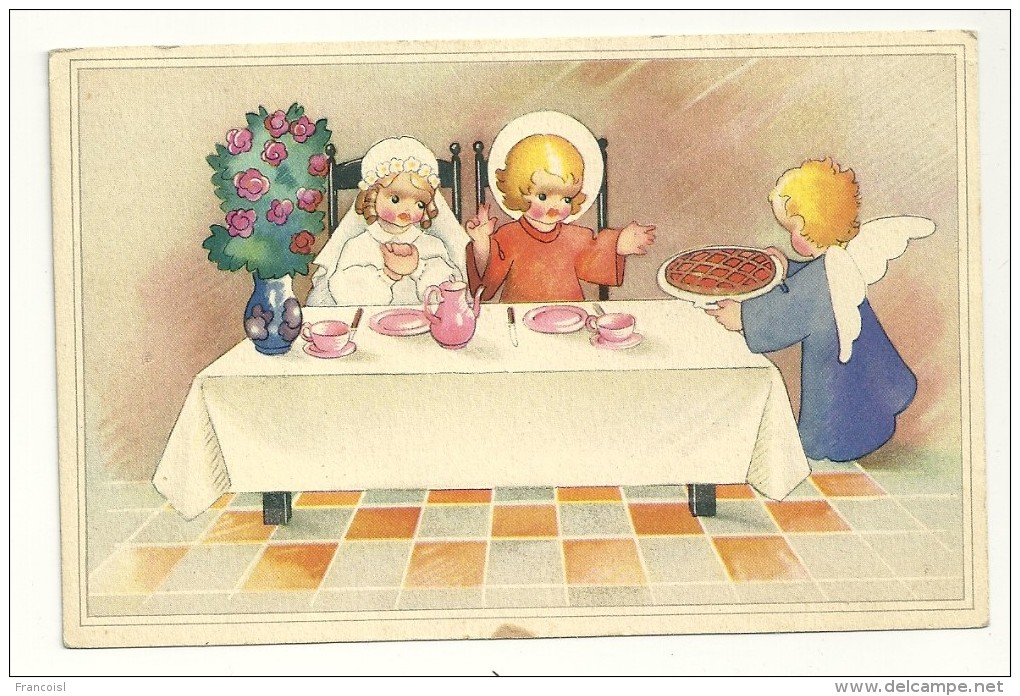 Goûter De Communion . Coloprint Spécial 1606. Enfant Jésus, Ange - Comuniones