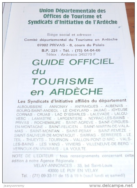 Ardèche. Vivarais. 1985. - Rhône-Alpes