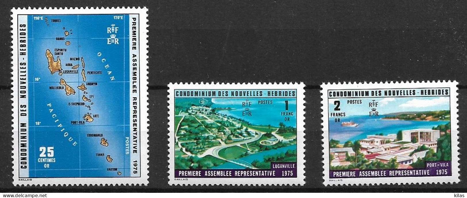 NOUVELLES HEBRIDES 1976 First Represetative Assembly MNH - Nuevos