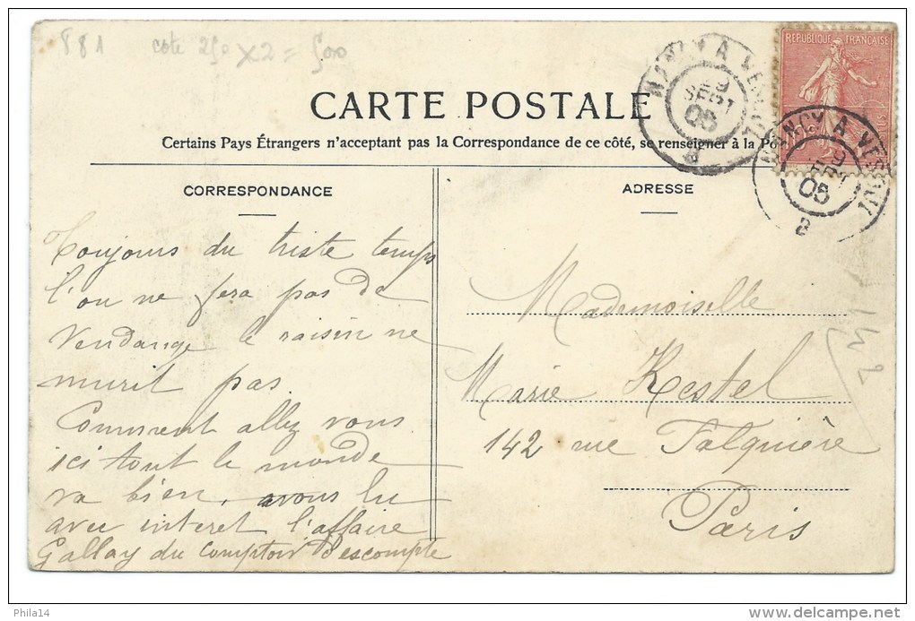 CPA / CHATEL / LE CANAL / L´ECLUSE / VOSGES / 1905 - Chatel Sur Moselle