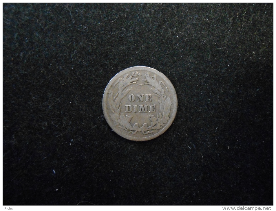 1916 Barber Dime. Free Shipping - 1892-1916: Barber