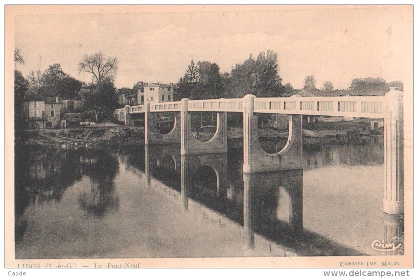 Libos - Le Pont Neuf. - Libos