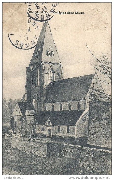 PICARDIE - 80 - SOMME - PICQUIGNY - Collégiale Saint Martin - Picquigny