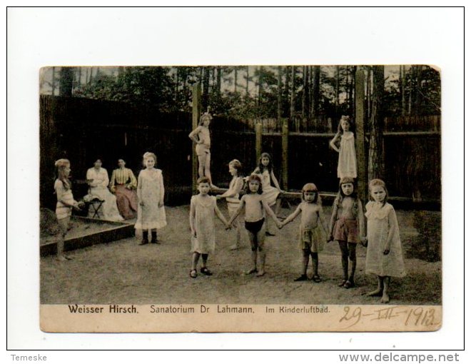 Weisser Hirsch Sanatorium Dr Lahmann Im Kinderluftbad - Dresden