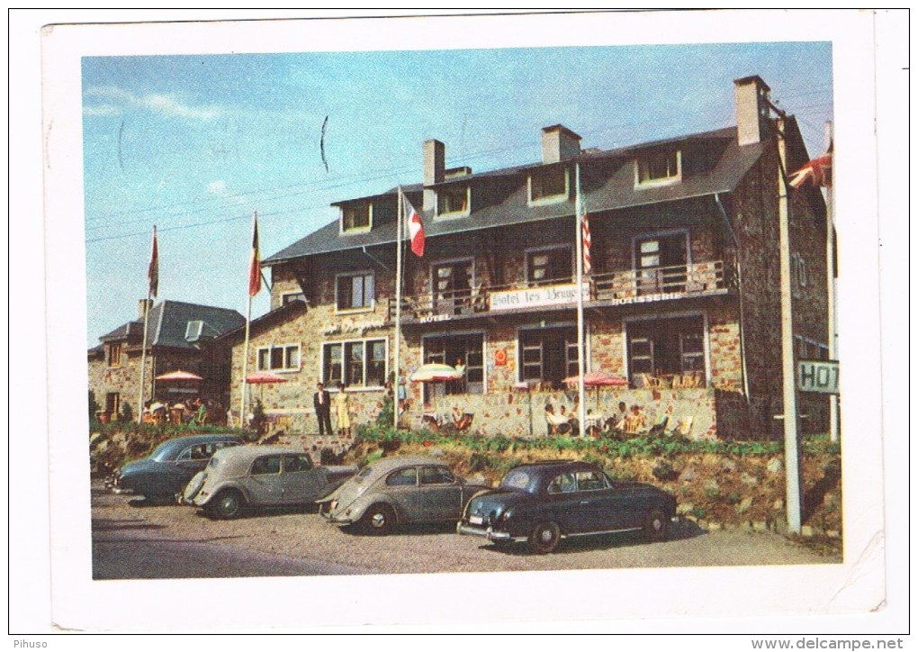 B5463     BACONFOY : Hotel Barriere De Champlon ( Mercedes-Volkswagen Beetle-Citroen Traction Avant) - Tenneville