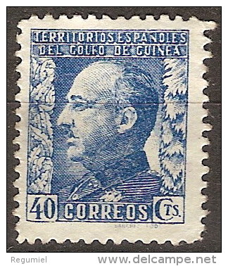 Guinea 261 (*) Franco. 1940. Sin Goma - Guinea Spagnola