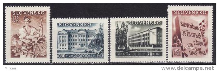 C1280 - Slovaquie 1943 - Yv.no.94-7 Neufs** - Unused Stamps