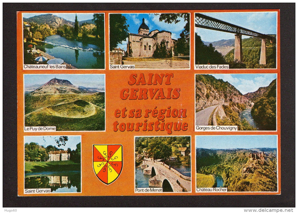 63 - SAINT GERVAIS D' AUVERGNE - Multivues - Saint Gervais D'Auvergne