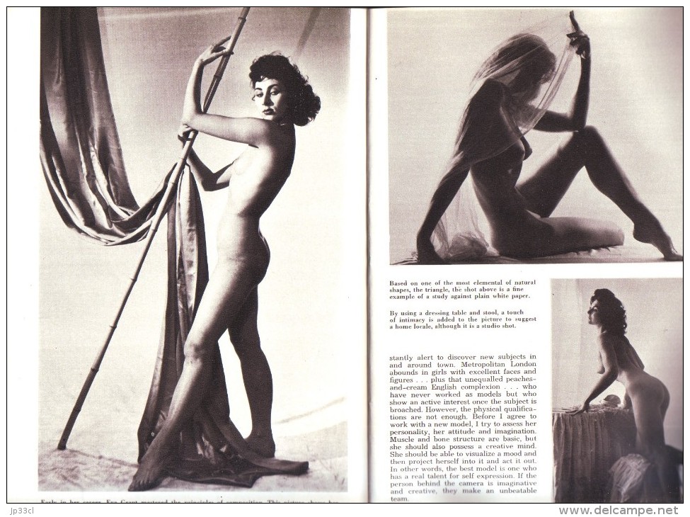 Camera Studies Of Figure Beauty N° 62 Michael Leroy, William Rotsler, Eva Grant, Peter Hatton, Paul Morton Smith - Fotografie