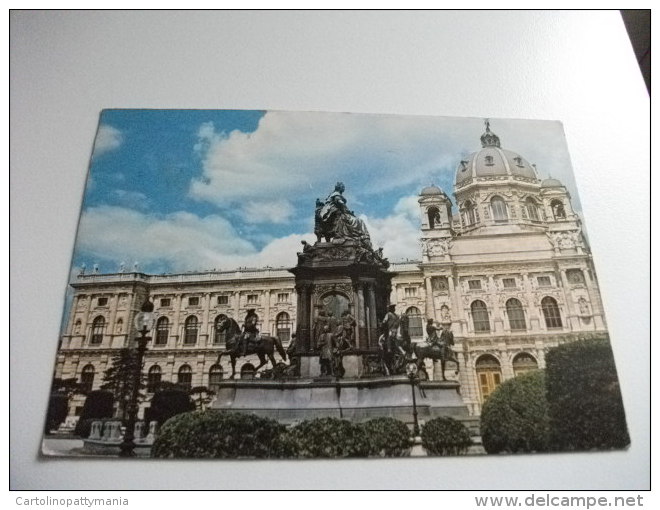 STORIA POSTALE FRANCOBOLLO COMMEMORATIVO Austria Vienna Monumento A Maria Teresa Imperatrice E Museo Di Storia Naturale - Museen