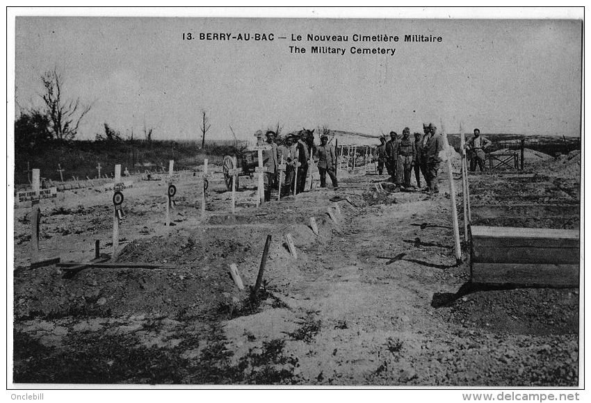 Berry Au Bac Aisne Inhumation Soldats Guerre 14 18 état Superbe - Andere & Zonder Classificatie