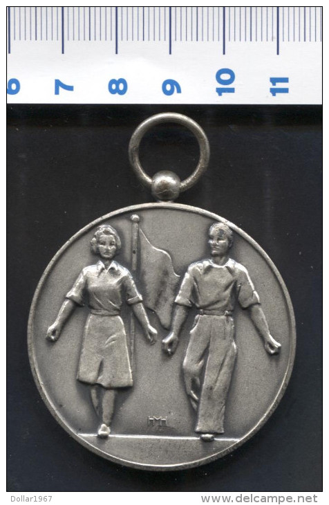 Medaille G.o.g Dag 1961 Zilver ( 2 ) - Altri & Non Classificati