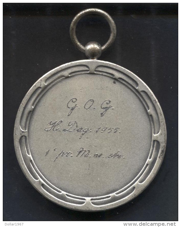 Medaille G.o.g Dag 1961 Zilver ( 2 ) - Andere & Zonder Classificatie