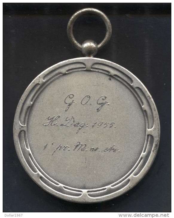 Medaille G.o.g Dag 1961 Zilver ( 2 ) - Autres & Non Classés