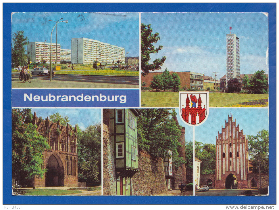 Deutschland; Neubrandenburg; Multibildkarte - Neubrandenburg