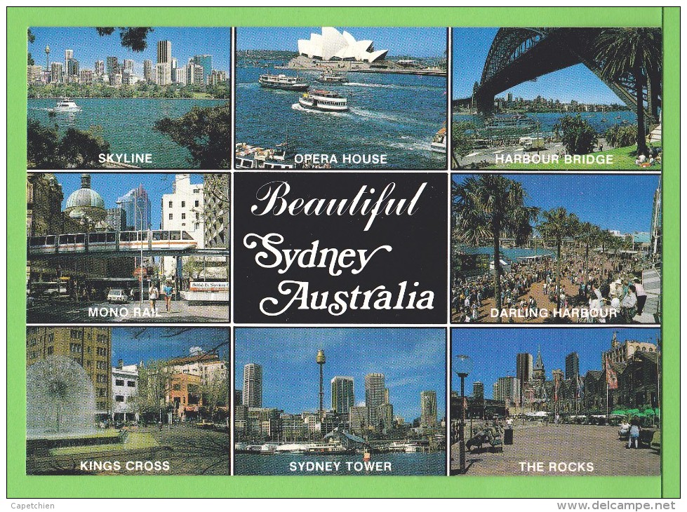 BEAUTIFUL SYDNEY / Carte écrite / Card Written On 1993 - Sydney