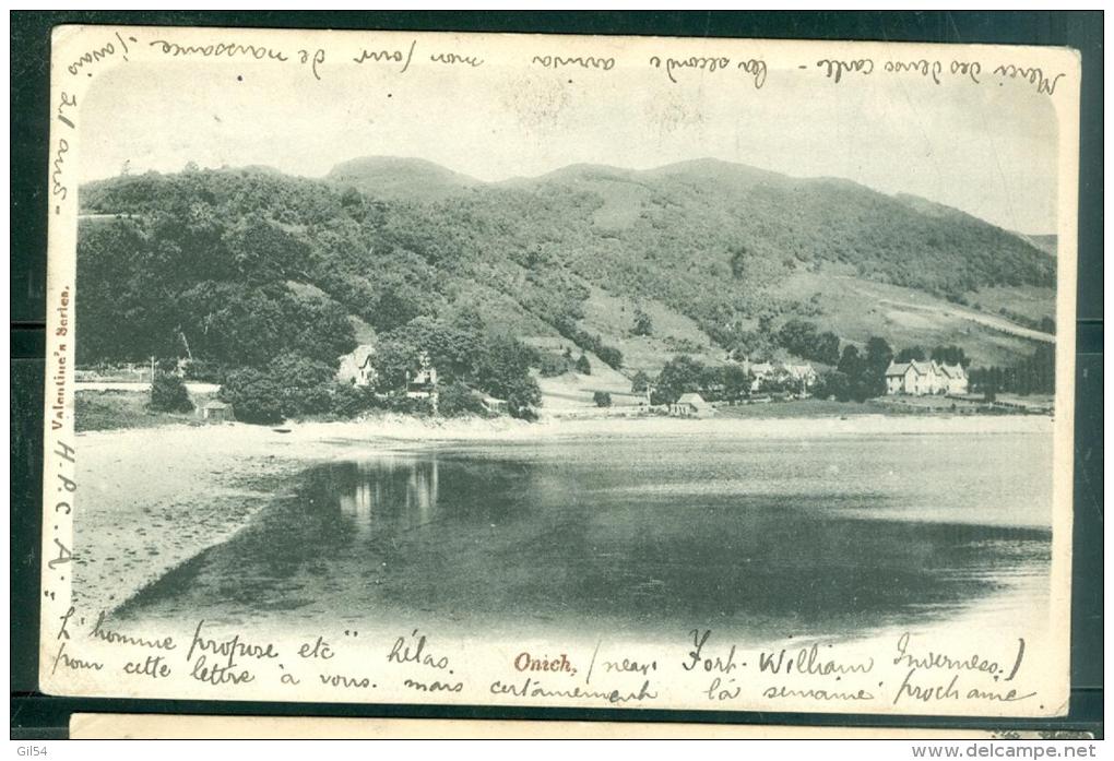 Onich  ( Near Fort  William Inverness )  ( Timbres Au Dos Oblitéré Glasgow  )- Faw35 - Autres & Non Classés