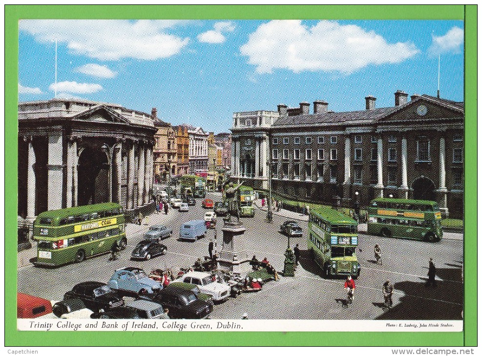 IRELAND / DUBLIN / TRINITY COLLEGE / BANK OF IRELAND / COLLEGE GREEN / Carte écrite / Card Written On 1964 - Kilkenny