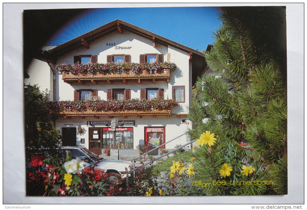 (6/3/34) AK "Thumersbach" Pension Strasser Am Zeller See - Zell Am See