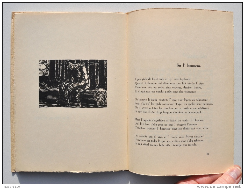 RARISSIME : TOTE ENE VIYE, Gilly 1941 - Edmond Wartique - Bois de JOSEPH GILLAIN alias JIJÉ - Ex. HC / Patois