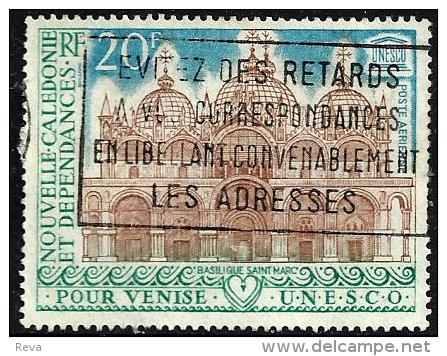 NEW CALEDONIA 20 FRANCS UNESCO POUR VENISE SET OF 1 USED 1972 SG497 READ DESCRIPTION !! - Used Stamps