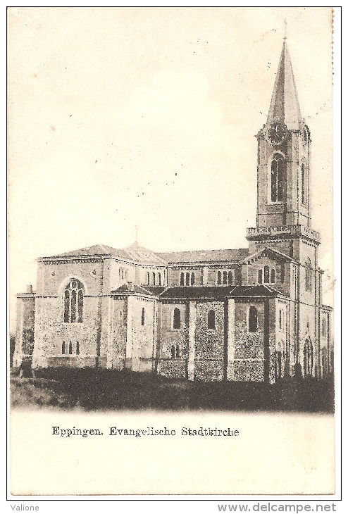 RARE ! EPPINGEN Evangelische Stadtkirche 1911 - Eppingen