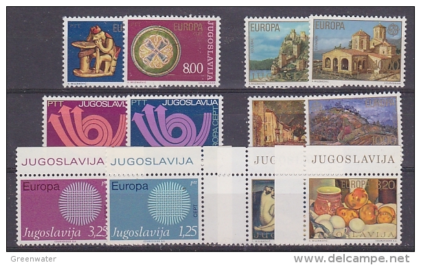 Europa Cept Yugoslavia 6 Sets X 2v ** Mnh (19724) - Andere & Zonder Classificatie