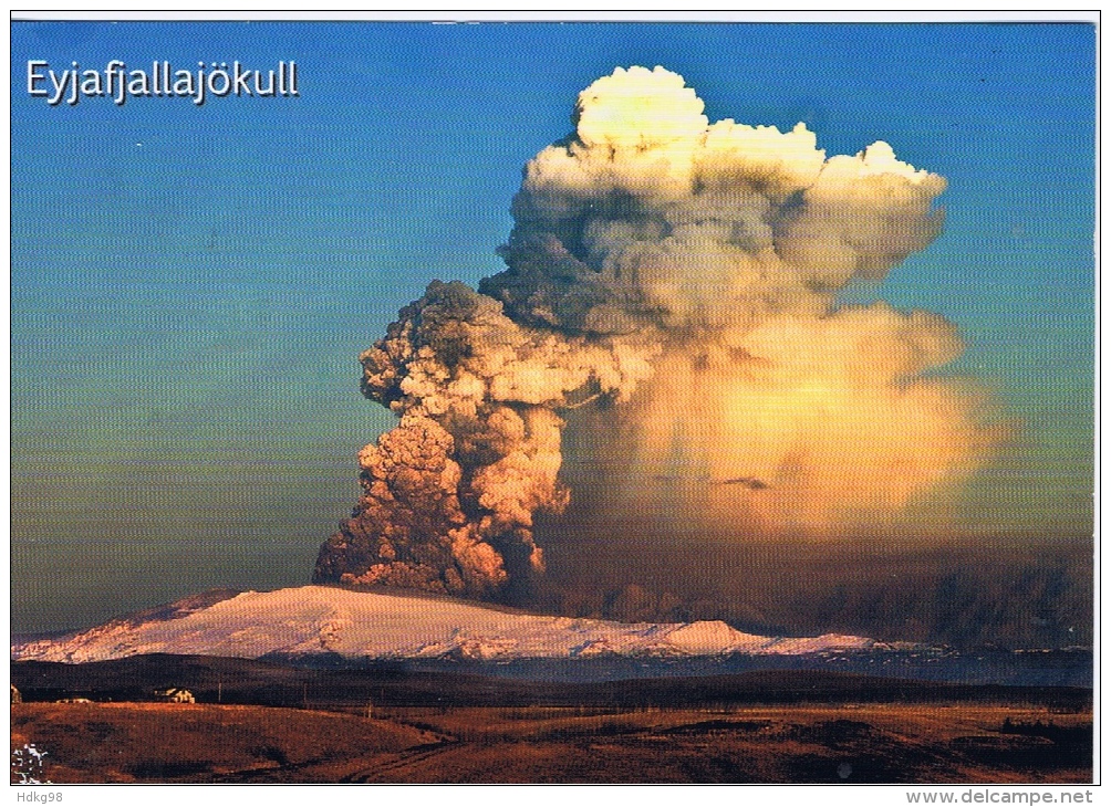 IS+ Island 2012 Mi 1366 Leuchtturm Auf PK Eyjafjallajökull - Gebraucht