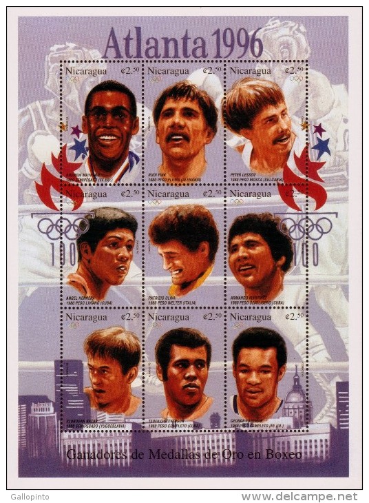 NICARAGUA ATLANTA ´96 SUMMER OLYMPICS Sc 2170-2176 MNH - Ete 1996: Atlanta