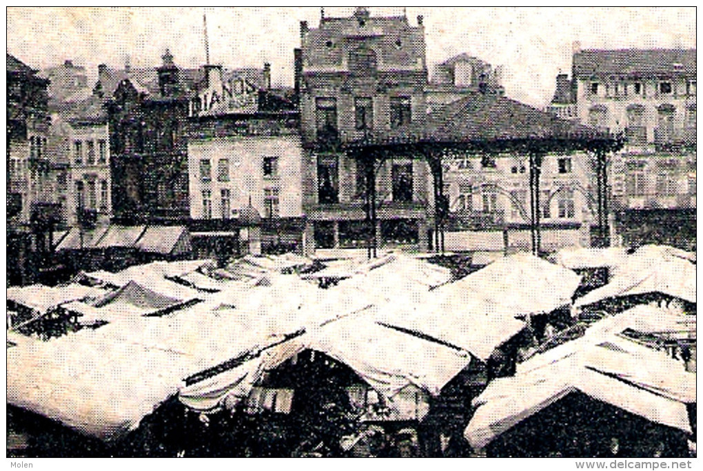 MARCHE DE LA VILLE BASSE CHARLEROI Markt Market Mercato Mercado Marchand Marchande CHOCOLAT BLUMER ANVERS 3165 - Märkte