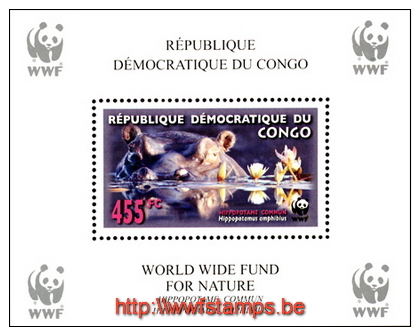 "50% DISCOUNT WWF - CONGO KINSHASA - 2006 - Miniature Sheet - Miniature Sheet : 4 MS With Each 1 Stamp  - 4 Souvenir ... - Altri & Non Classificati