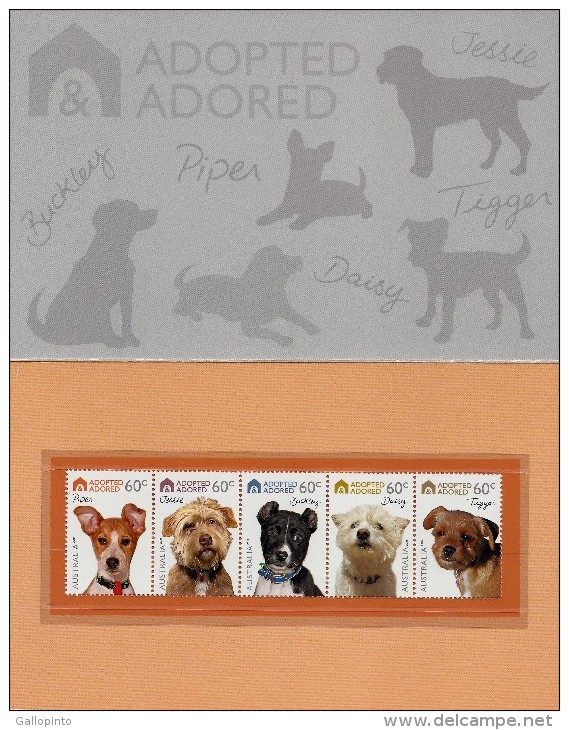AUSTRALIA ADOPTED ADORED DOGS POP MNH 2010 - Presentation Packs