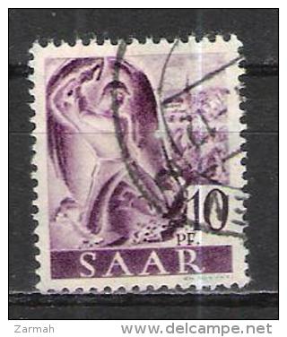 Sarre ( Saar ) Variété Du N° 200 Oblitéré Michel 210 III - Oblitérés