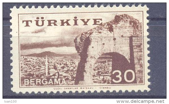 1957. Turkey, Mich.1518, 1v, Mint/** - Ungebraucht