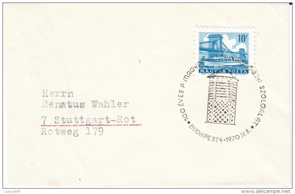 Ungarn 1970  Sonderstempel  " 100 Jahre Ungarische Meteorologie " Auf Mini- Briefchen/ Little Cover - Postmark Collection