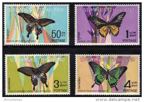 Thailand 1968 Vlinders Papillion MNH - Schmetterlinge