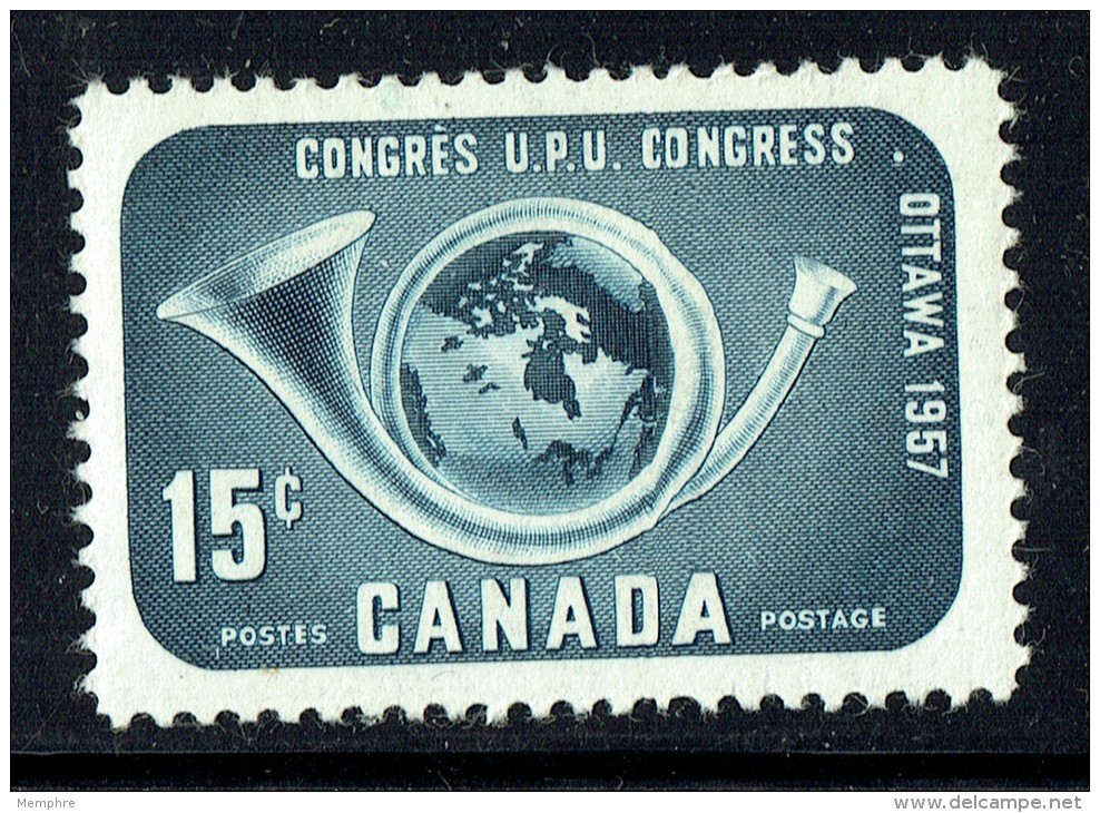 1957  UPU Congress  15 Cent Value  Sc 372  MNH - Ongebruikt