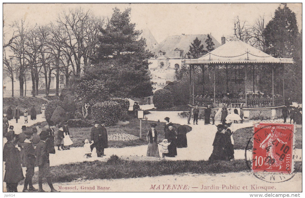 MAYENNE JARDIN PUBLIC ET KIOSQUE  Belle Animation, Enfants - Mayenne