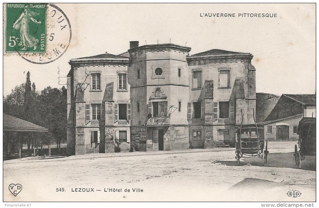 CPA Lezoux - L'hôtel De Ville - Lezoux